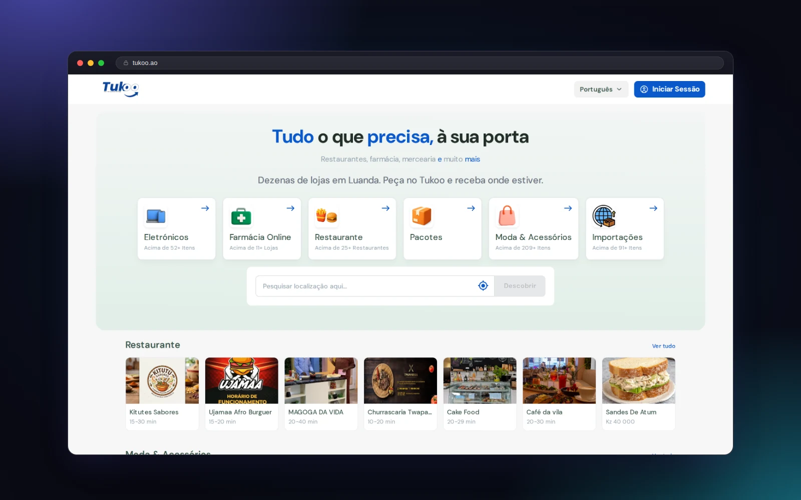 Tukoo — Marketplace e Delivery — vista 1
